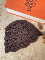 کلاه مکرومه دست بافت خاتون