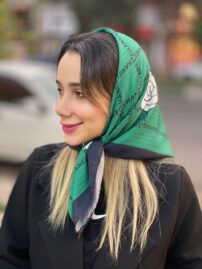 مینی اسکارف شنل سبز
