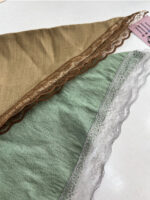 روسری سه گوش لبه توری