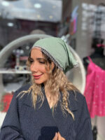 روسری سه گوش لبه توری (6539) - Image 4