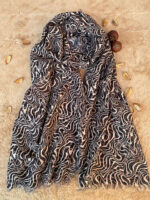 شال دورریش چاپی طرحدار مادام بلا