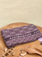 شال قهوه ای مارک برشکا