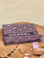 شال قهوه ای مارک برشکا