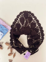 باندانا قلاب بافی کتان پنبه ای