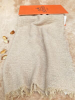 شال کنفی تک رنگ دورریش