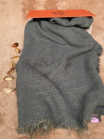 شال کنفی تک رنگ دورریش