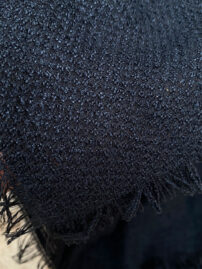 شال کنفی تک رنگ دورریش