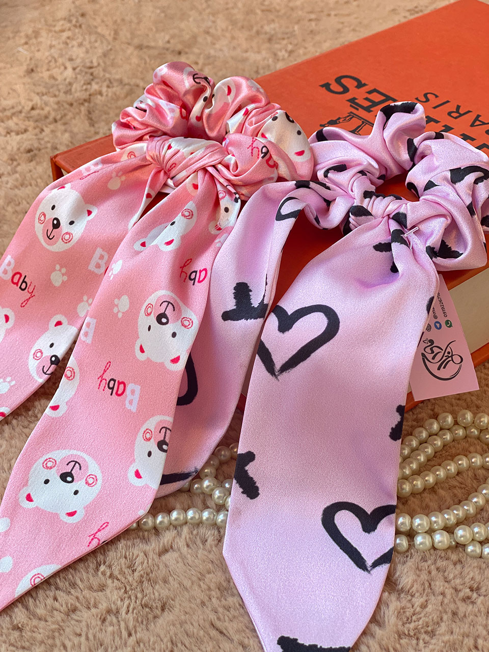 اسکرانچی دخترونه پاپیونی