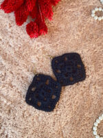 گوشواره کتان پنبه ای