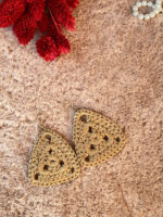 گوشواره کتان پنبه ای