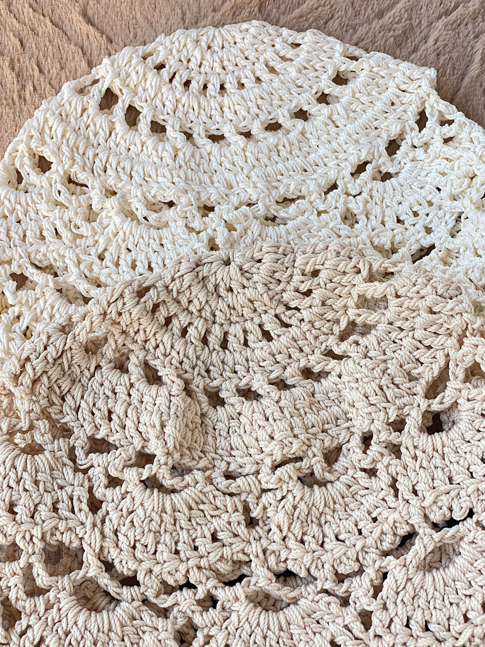 کلاه مکرومه دست بافت خاتون