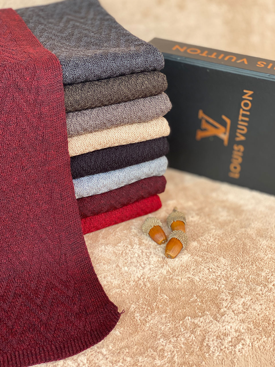 شال بافت هفت هشتی ضخیم مادام بلا