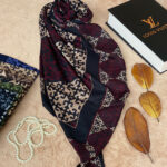 روسری نخی طرحدار زنانه