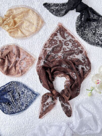 روسری سه گوش دانتل