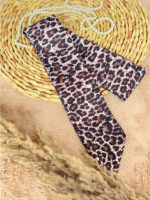 دستمال گردن پلنگی ابریشمی