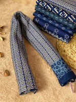 شال موهر مخمل سرمه ای