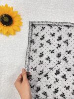 سه گوش توری مخمل