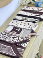 تویلی اسکارف قهوه ای