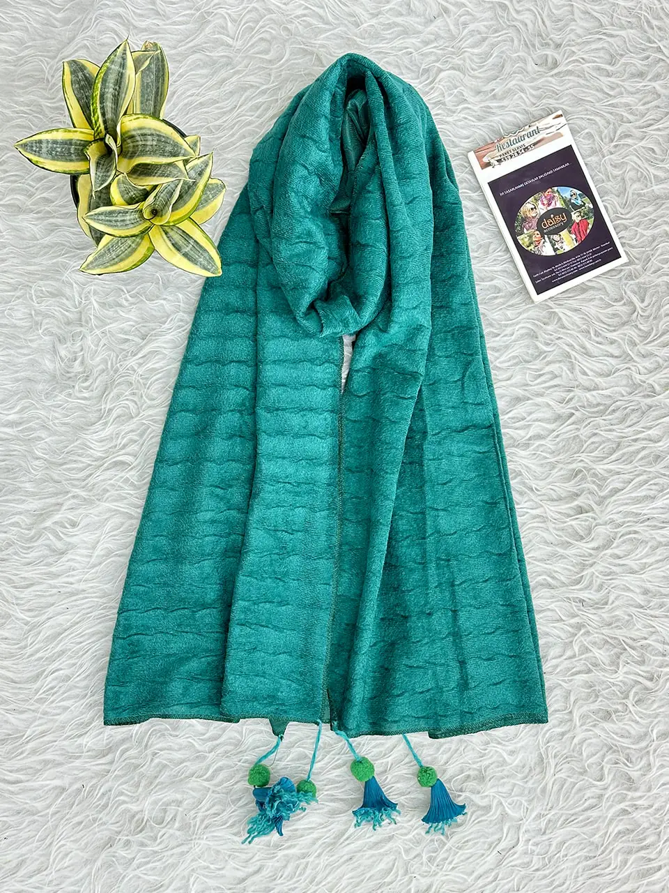 شال موهر تک رنگ مادام بلا رشت