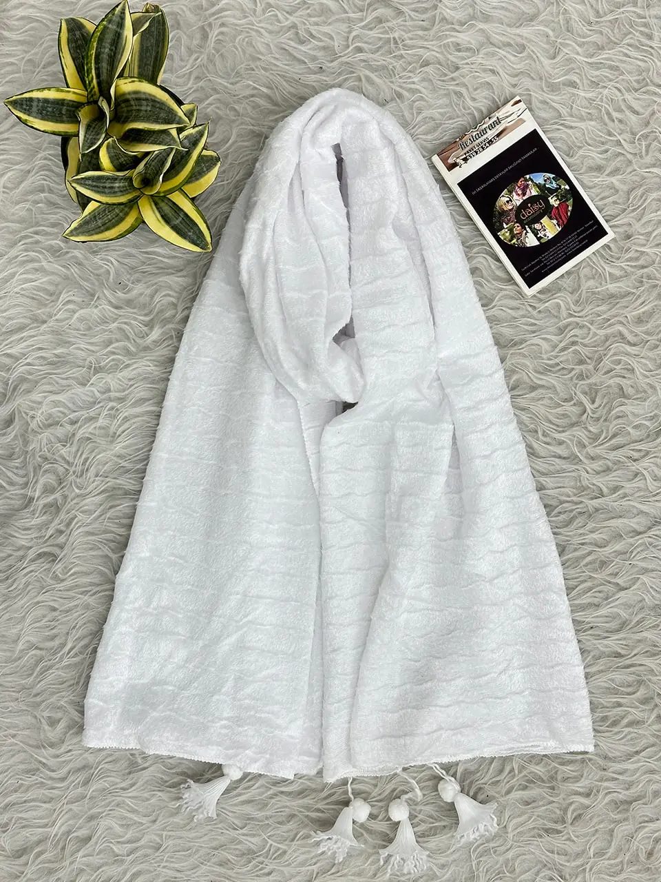 شال موهر تک رنگ مادام بلا رشت