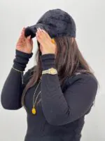 کلاه تدی پاییزه تک رنگ فروشگاه مادام بلا