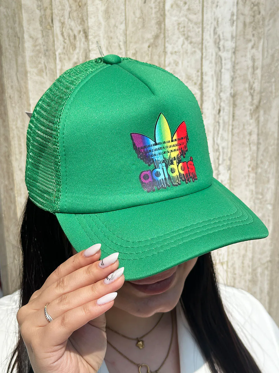 کلاه آدیداس رنگی شال مادام بلا