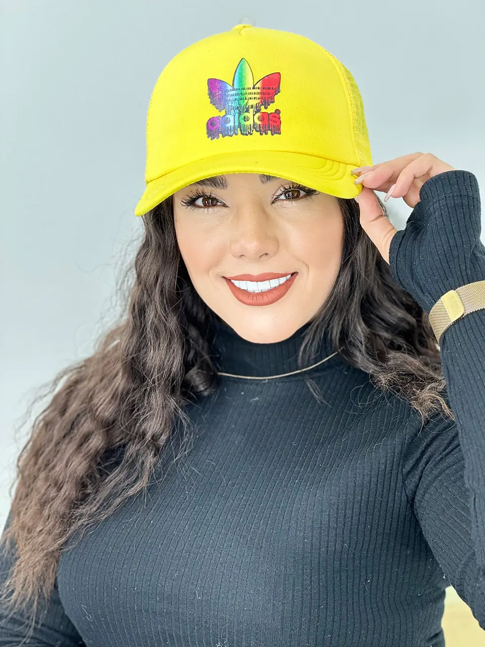 کلاه آدیداس رنگی شال مادام بلا