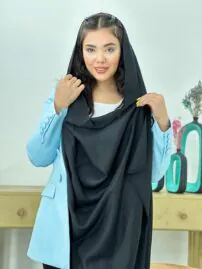 شال نخی تک رنگ مادام بلا رشت