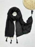 شال پلیسه نخی صادراتی شال و روسری مادام بلا