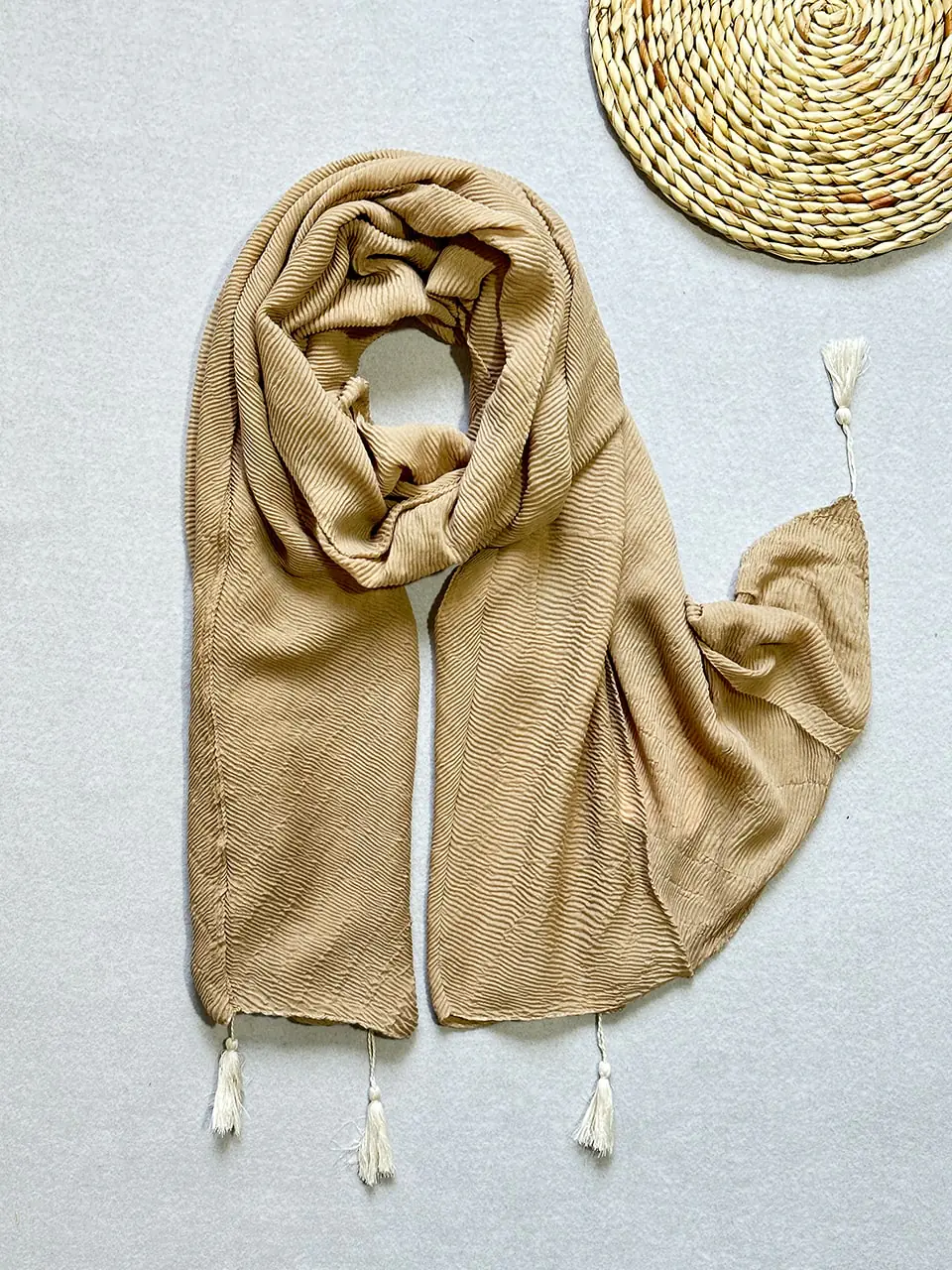 شال پلیسه نخی صادراتی شال و روسری مادام بلا