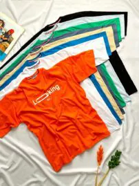 تیشرت لانگ نخ پنبه طرحدار مادام بلا رشت