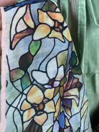 روسری آبرنگی نخی مادام بلا رشت