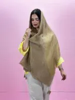 شال پلیسه منگوله دار زنانه