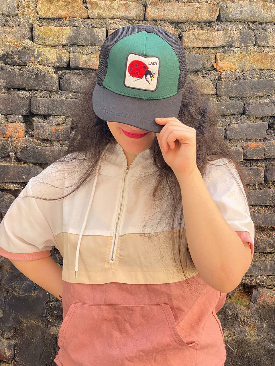 کلاه میکس کتان و تور رنگی فروشگاه مادام بلا