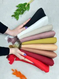 شال موهر تک رنگ پاییزی مادام یلا