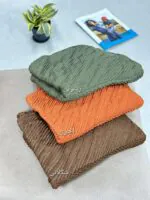 شال نخی وارداتی پلیسه شال و روسری مادام بلا