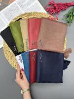 روسری تک رنگ نخی فروشگاه مادام بلا