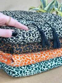 شال پاییزه ضخیم زنانه طرح پلنگی