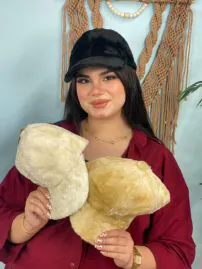 کلاه تدی دخترانه لبه دار مادام بلا رشت