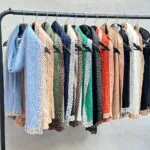 شال نخی بهاره حاشیه دار شال مادام بلا رشت