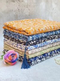 شال نخی طرحدار مادام بلا رشت