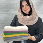 شال سوپرنخ صدفی تک رنگ مادام بلا رشت