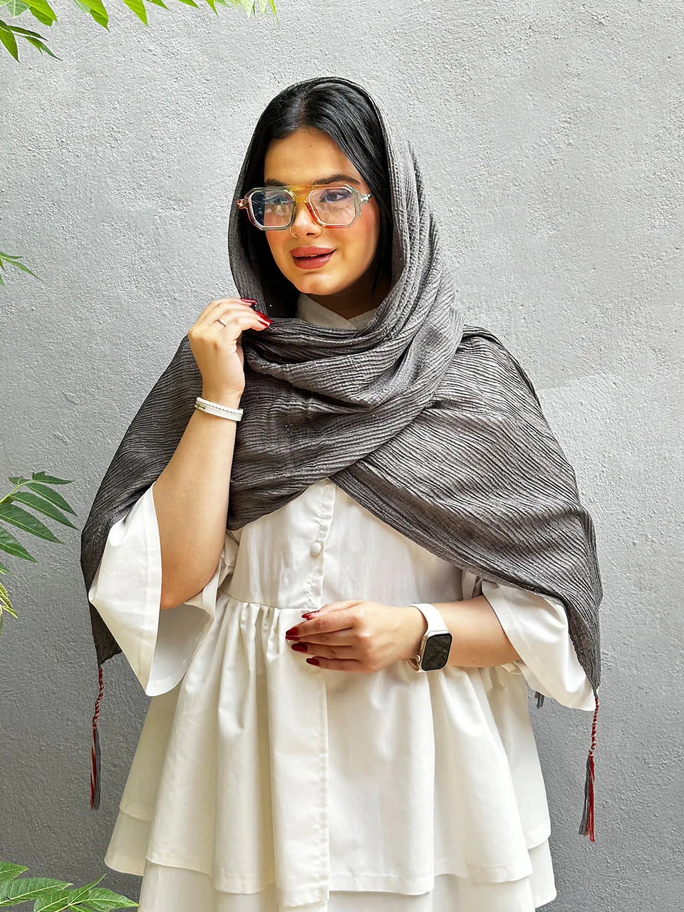 شال کوبایی شاین نخی مادام بلا