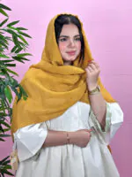 شال پلیسه جناغی پاییزه شال و روسری مادام بلا