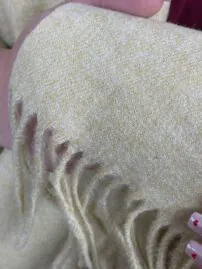 شال موهر تک رنگ ضخیم مادام بلا