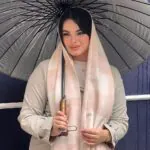 شال چهارخونه کشمیر مادام بلا