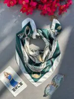 مینی اسکارف نخی طرحدار