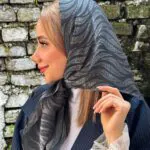 مینی اسکارف حریر شنی مجلسی مادام بلا