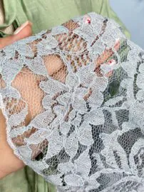 روسری سه گوش دانتل توری