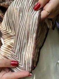 روسری لبه دست دوز شال مادام بلا